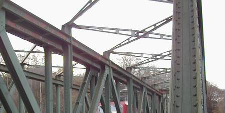 Windverband am Obergurt der Br&uuml;cke